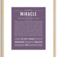 Miracle | Name Art Print