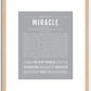 Miracle | Name Art Print