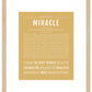 Miracle | Name Art Print