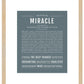 Miracle | Name Art Print