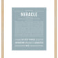 Miracle | Name Art Print