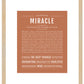 Miracle | Name Art Print