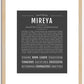 Mireya | Name Art Print