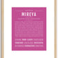 Mireya | Name Art Print