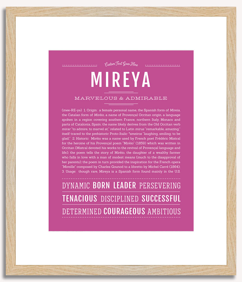 Mireya | Name Art Print