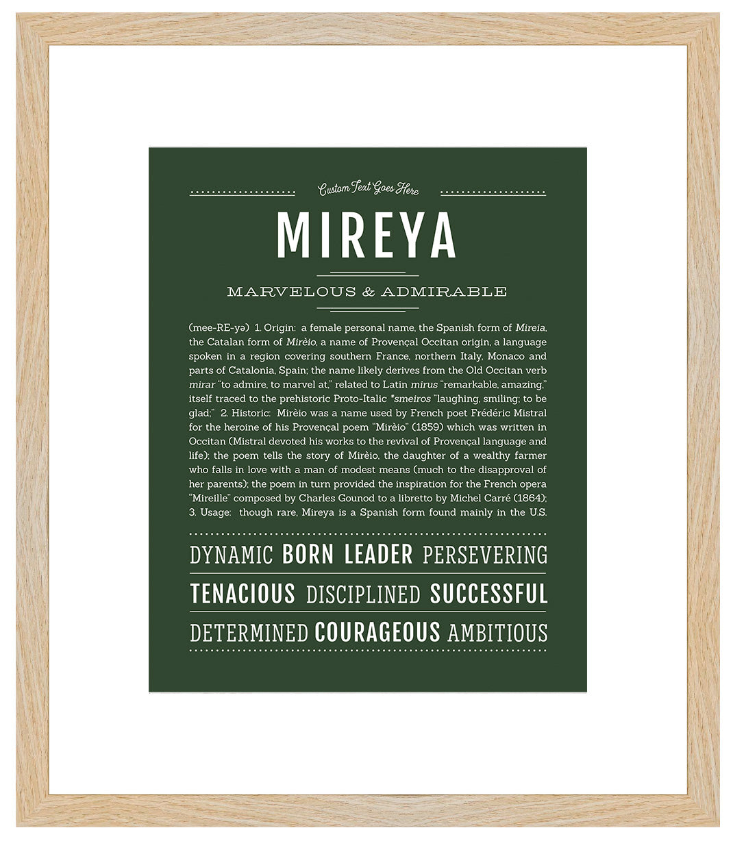 Mireya | Name Art Print