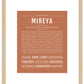 Mireya | Name Art Print