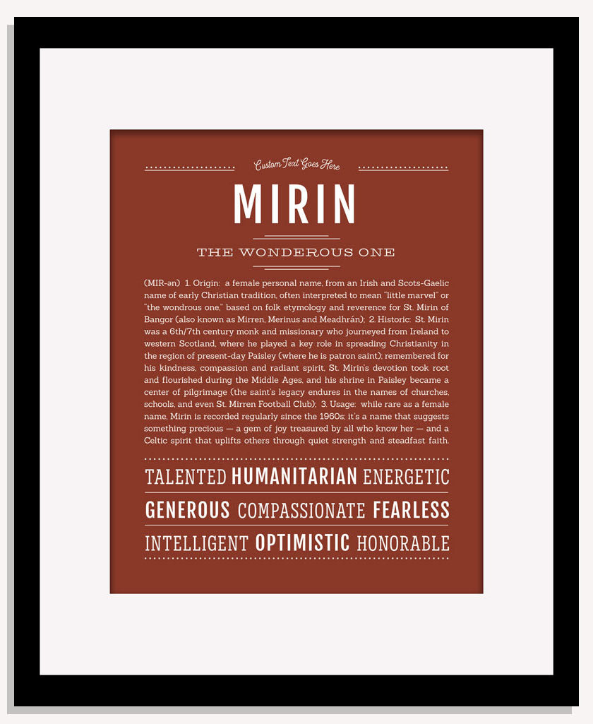 Mirin | Name Art Print
