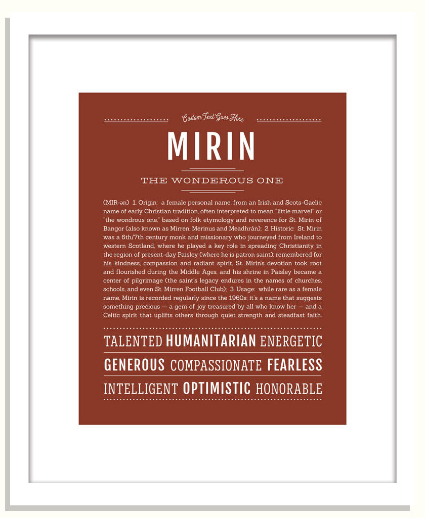 Mirin | Name Art Print