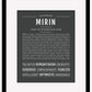 Mirin | Name Art Print