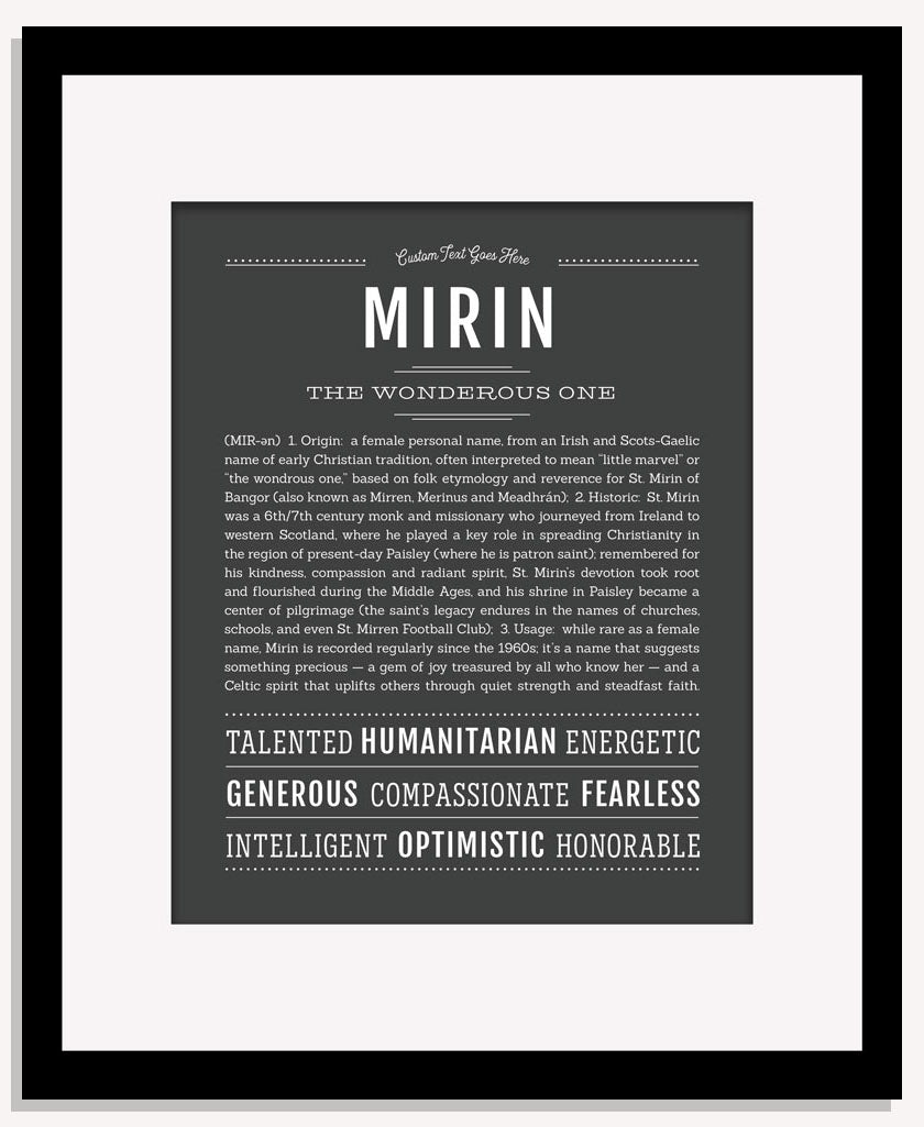 Mirin | Name Art Print