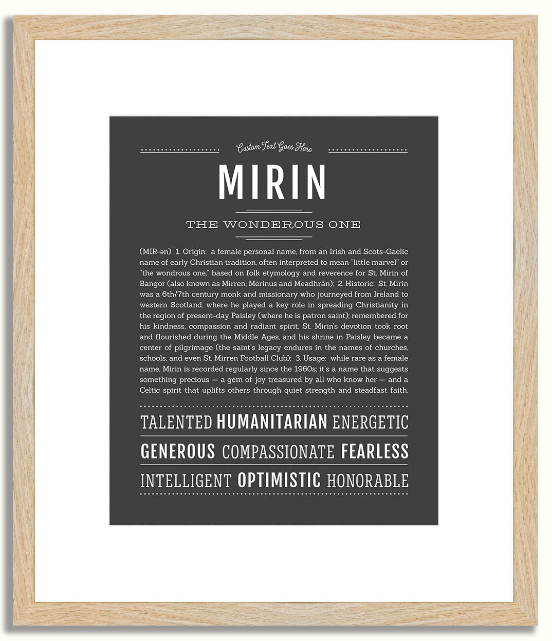 Mirin | Name Art Print