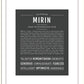 Mirin | Name Art Print