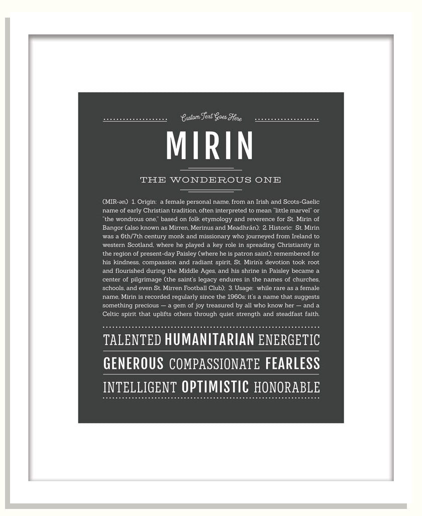 Mirin | Name Art Print