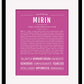 Mirin | Name Art Print