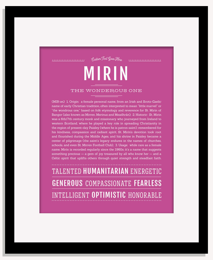 Mirin | Name Art Print