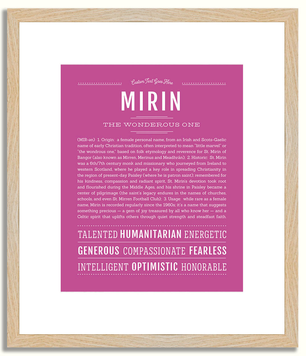 Mirin | Name Art Print