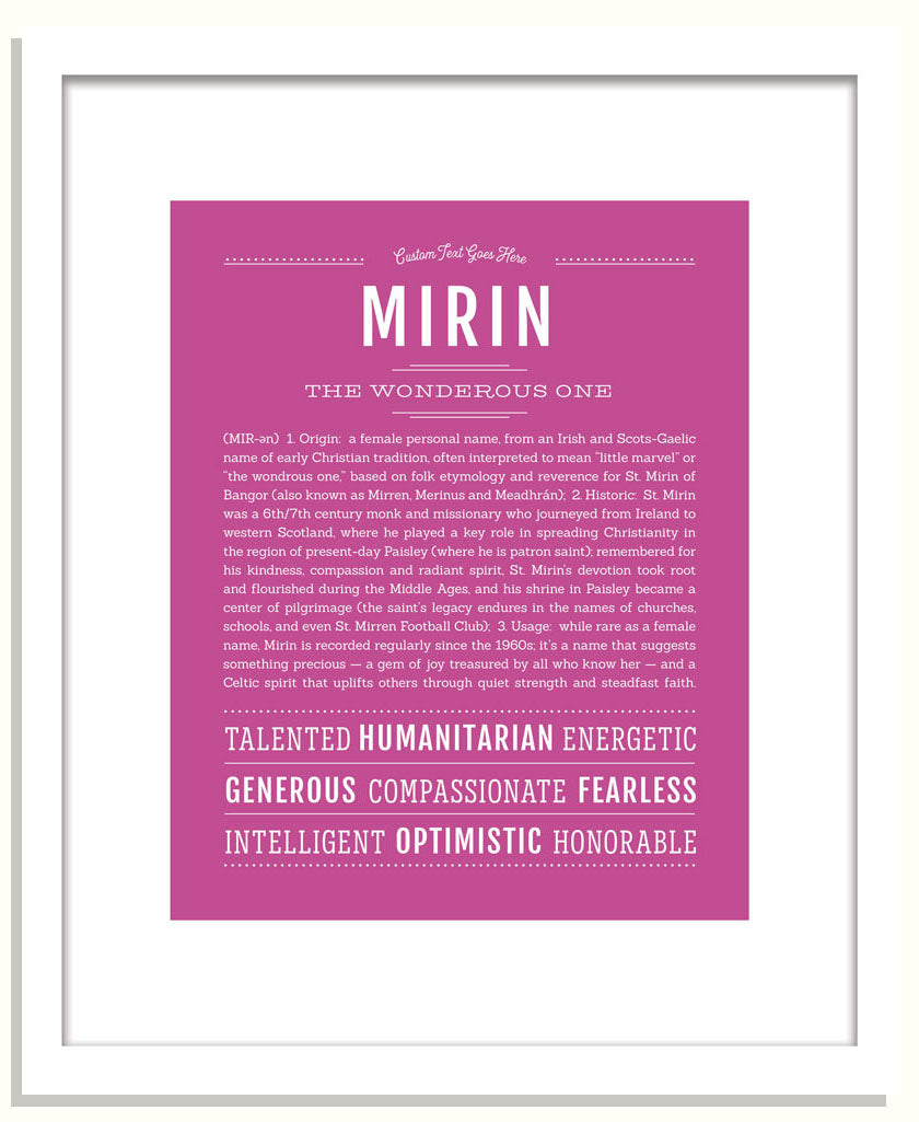 Mirin | Name Art Print