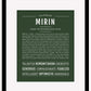 Mirin | Name Art Print