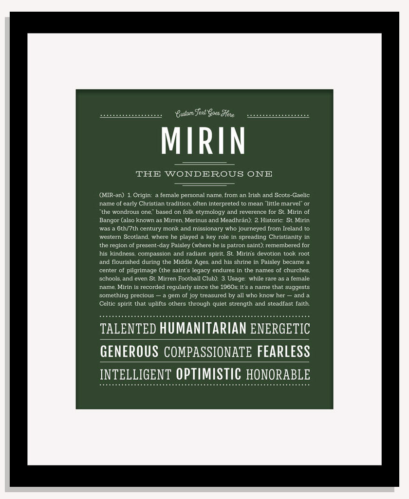 Mirin | Name Art Print