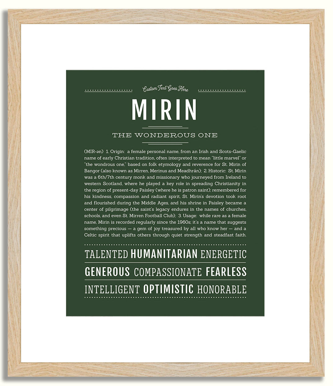 Mirin | Name Art Print