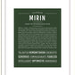 Mirin | Name Art Print