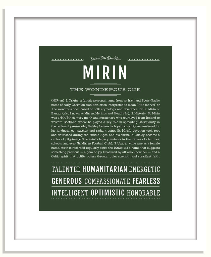 Mirin | Name Art Print
