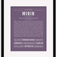 Mirin | Name Art Print