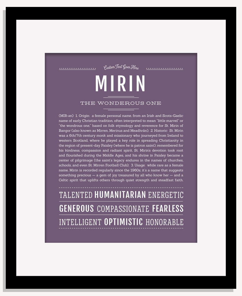 Mirin | Name Art Print