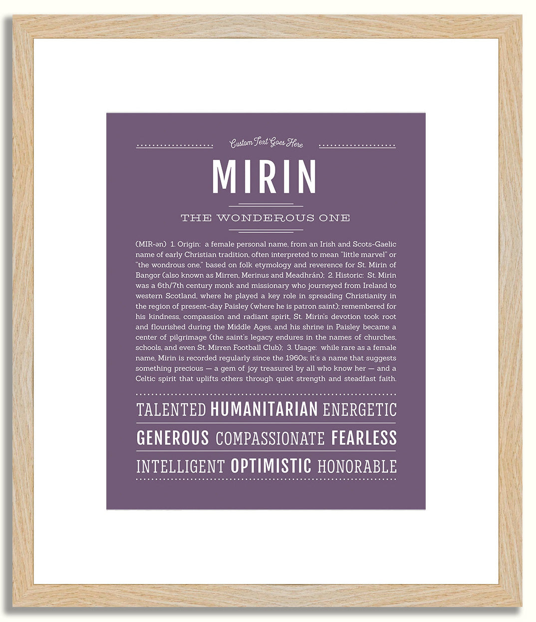 Mirin | Name Art Print