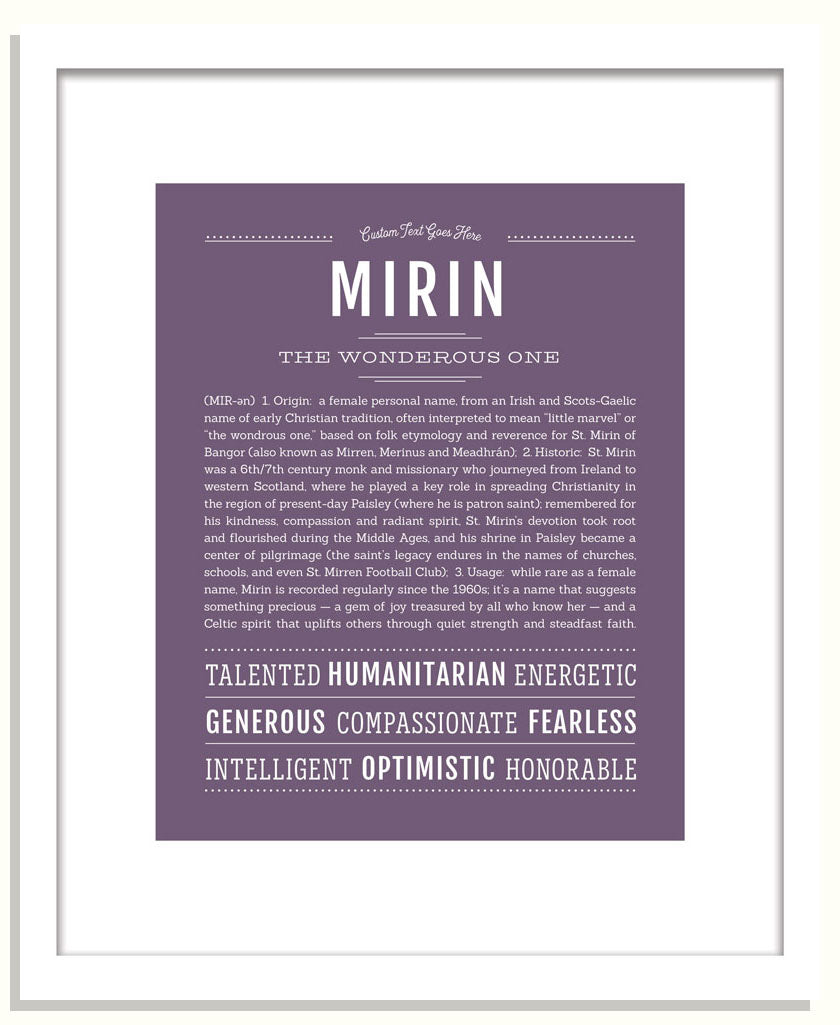 Mirin | Name Art Print