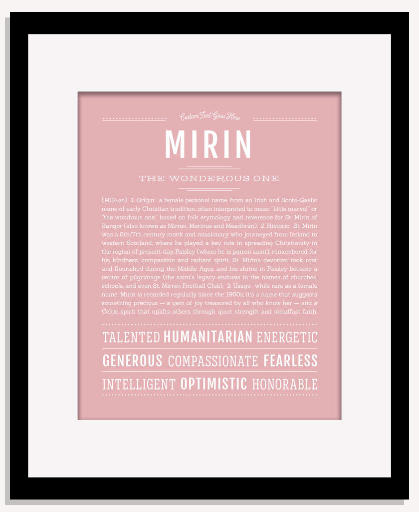 Mirin | Name Art Print