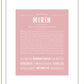 Mirin | Name Art Print