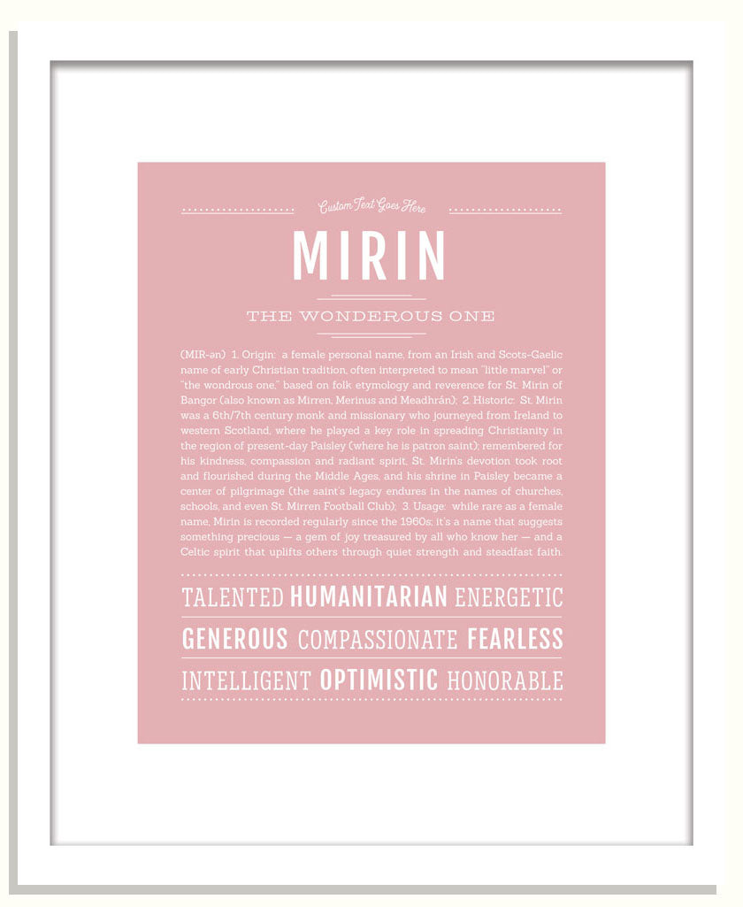 Mirin | Name Art Print
