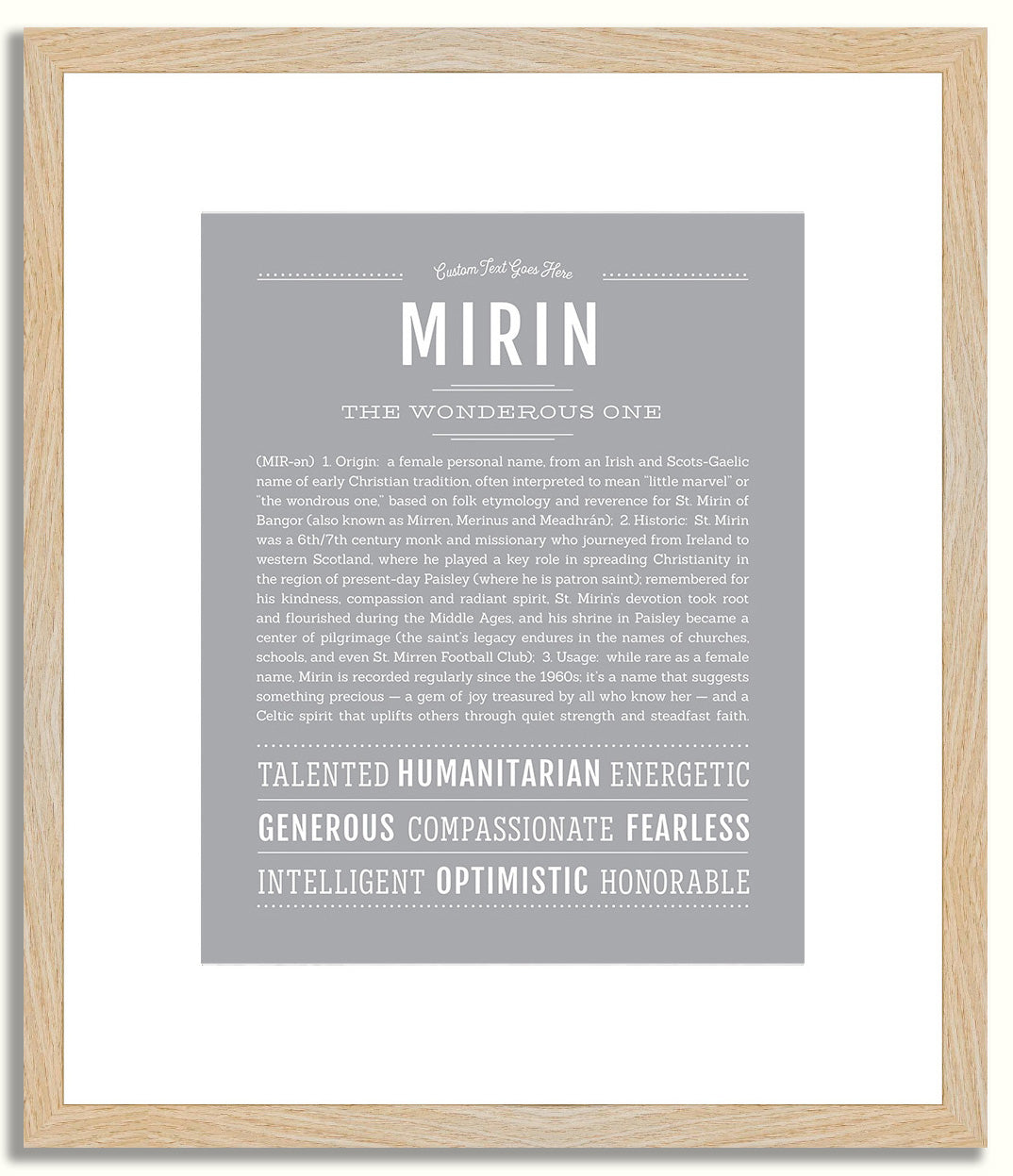 Mirin | Name Art Print