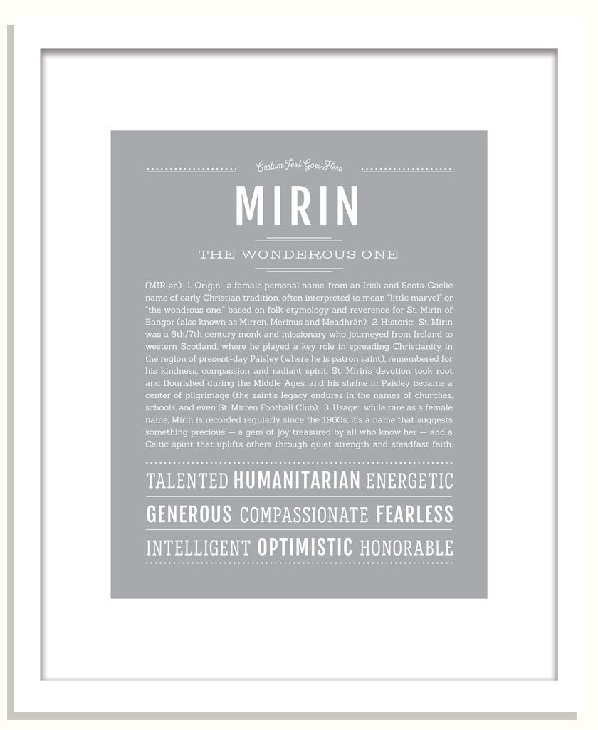 Mirin | Name Art Print