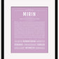 Mirin | Name Art Print