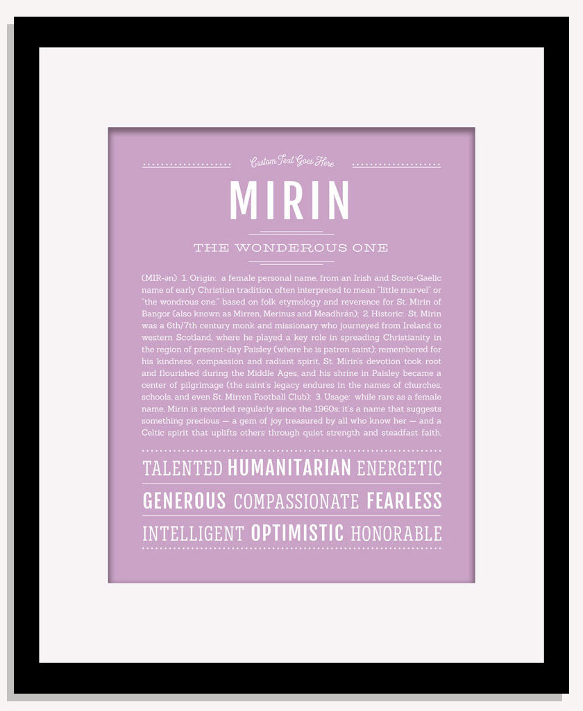 Mirin | Name Art Print