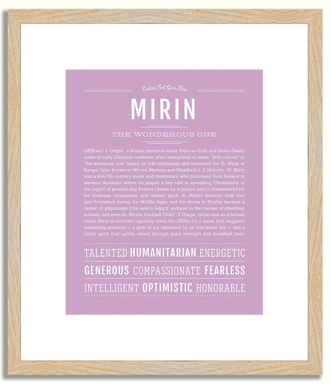 Mirin | Name Art Print