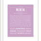 Mirin | Name Art Print