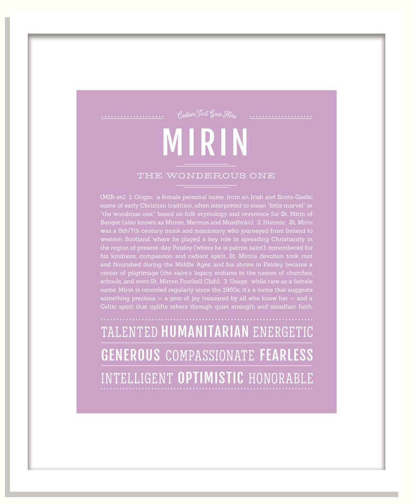 Mirin | Name Art Print