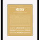 Mirin | Name Art Print