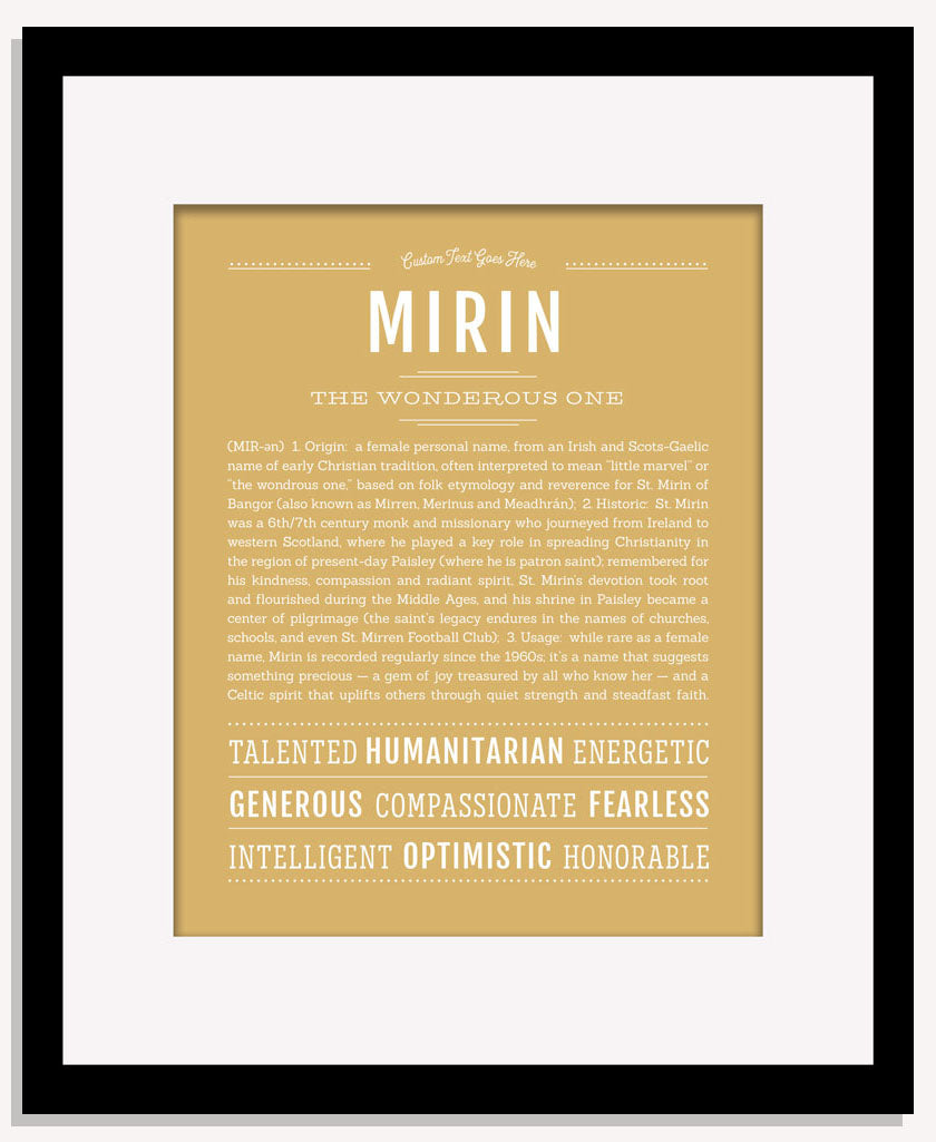 Mirin | Name Art Print