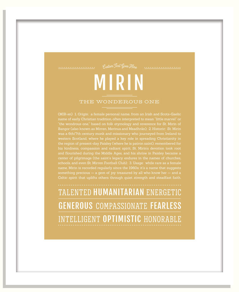Mirin | Name Art Print