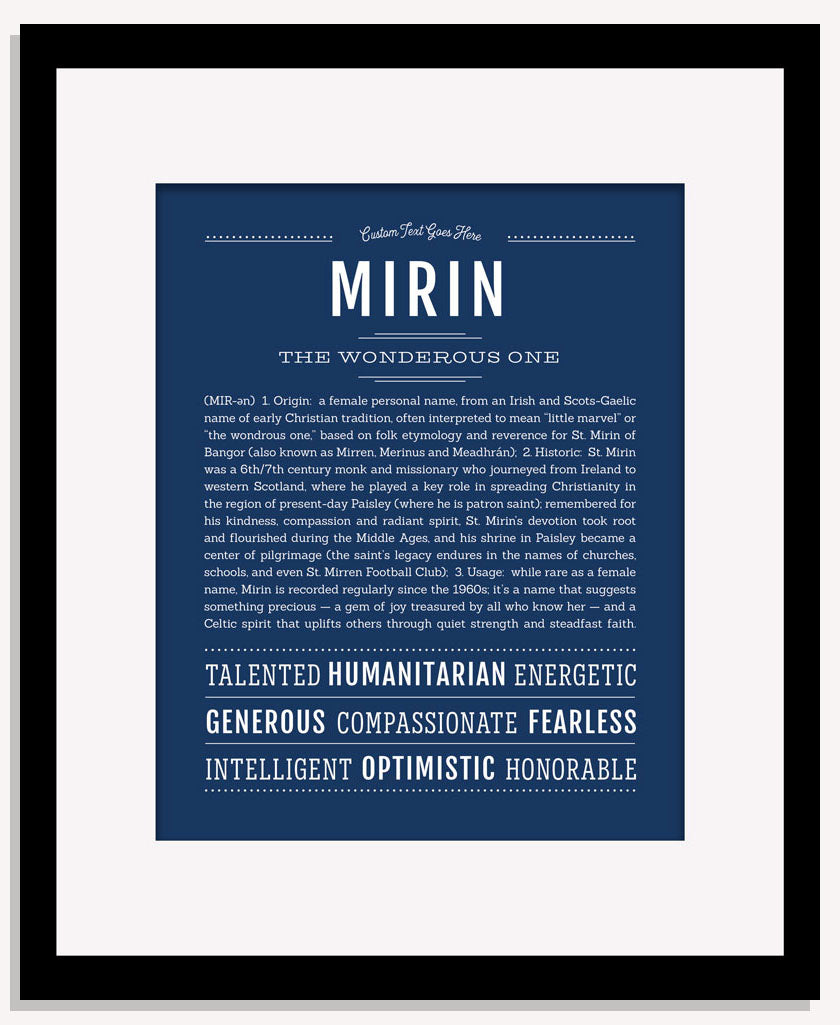 Mirin | Name Art Print