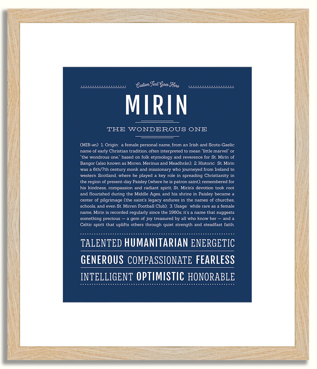 Mirin | Name Art Print