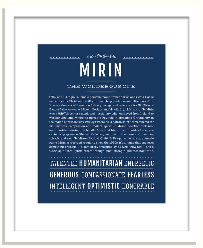 Mirin | Name Art Print