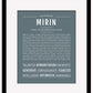 Mirin | Name Art Print