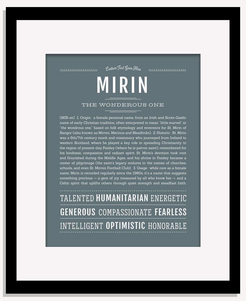 Mirin | Name Art Print