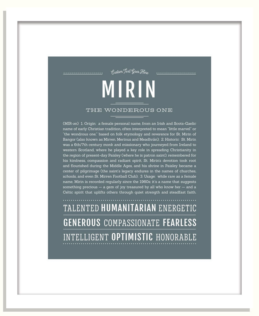 Mirin | Name Art Print
